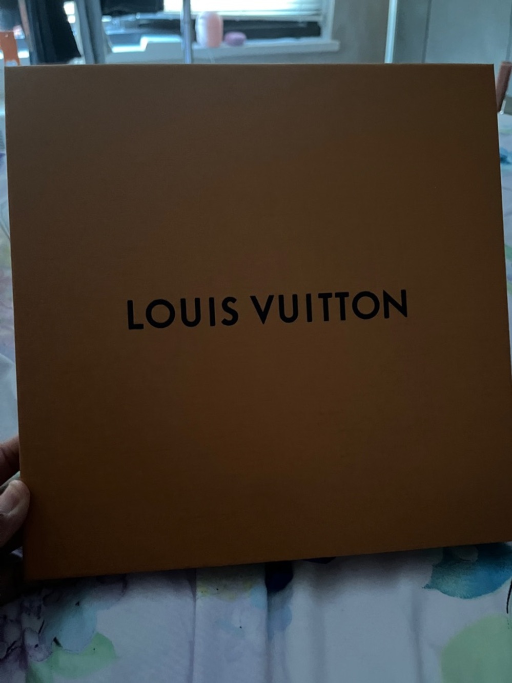 Louis Vuitton Orange Packaging Set with Navy Accents - Picture 10 of 11